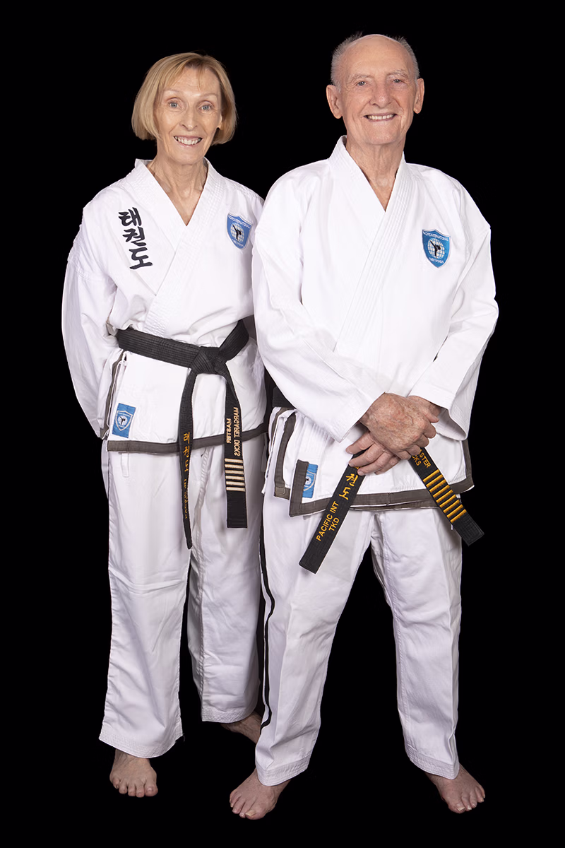 Grand Master Trevor Dicks and Master Instructor Margaret Dicks